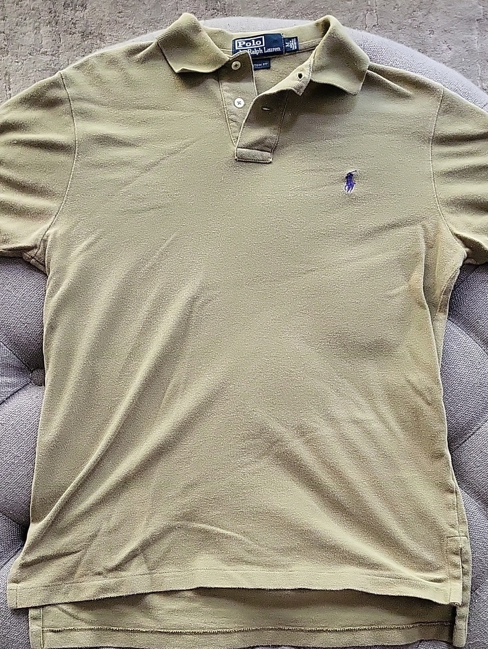 Polo by Ralph Lauren Olive Polo Shirt with Navy Pony